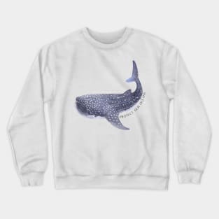 Protect our Oceans: Whale Shark Crewneck Sweatshirt
